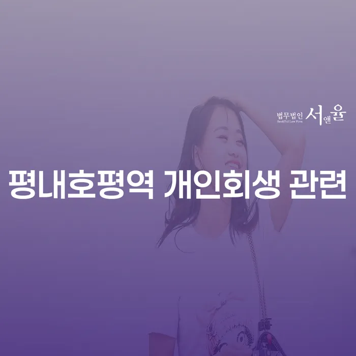 평내호평역 개인회생 관련