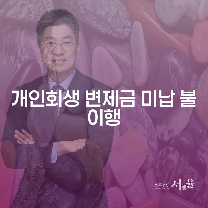 개인회생 변제금 미납 불이행, 당신은 어떻게 대응해야 할까요?